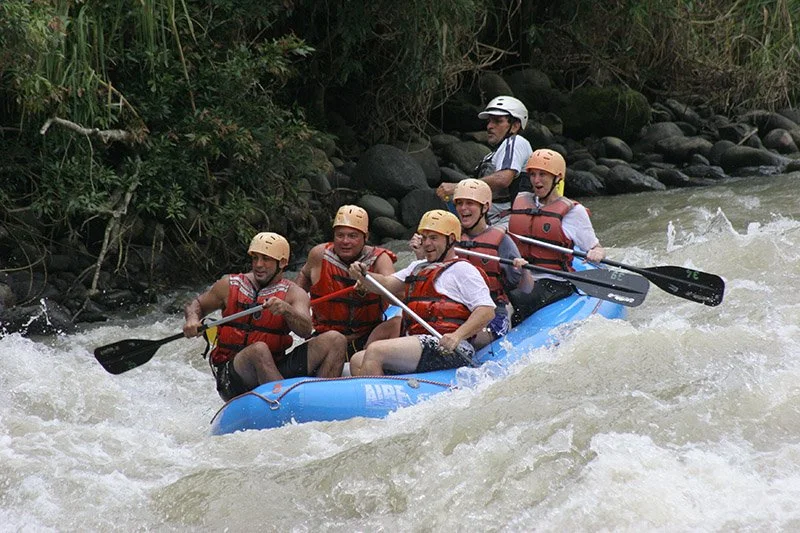 White water rafting excursion in Costa Rica