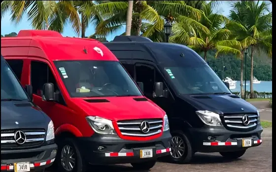 VIP Beach House private transportation vans in Costa Rica